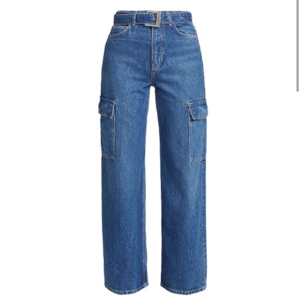 NWOT Reformation Cary Cargo Jeans - Picture 3 of 11